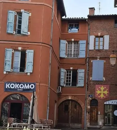 Cadre Exceptionnel Niche Sous Les Toits Dans Le Quartier Historique アルビ