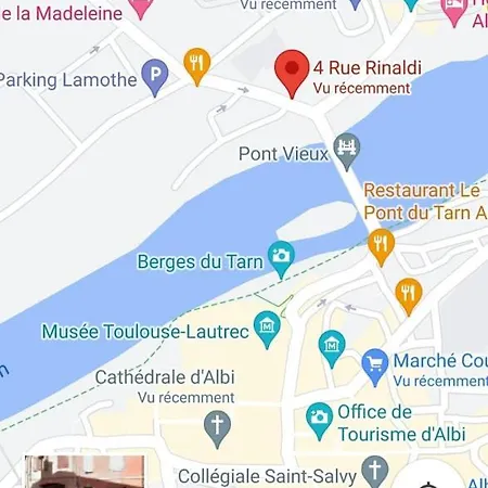 Cadre Exceptionnel Niche Sous Les Toits Dans Le Quartier Historique * Albi